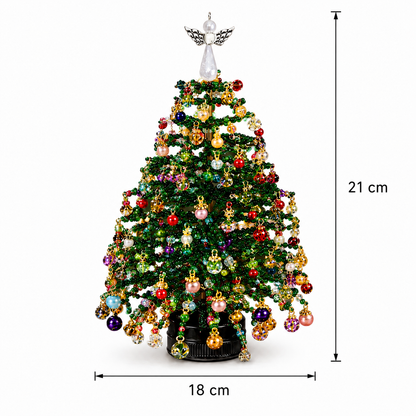 🎄✨ DIY Beaded Christmas Tree Kit – 🎅Create Your Own Sparkling Holiday Decoration