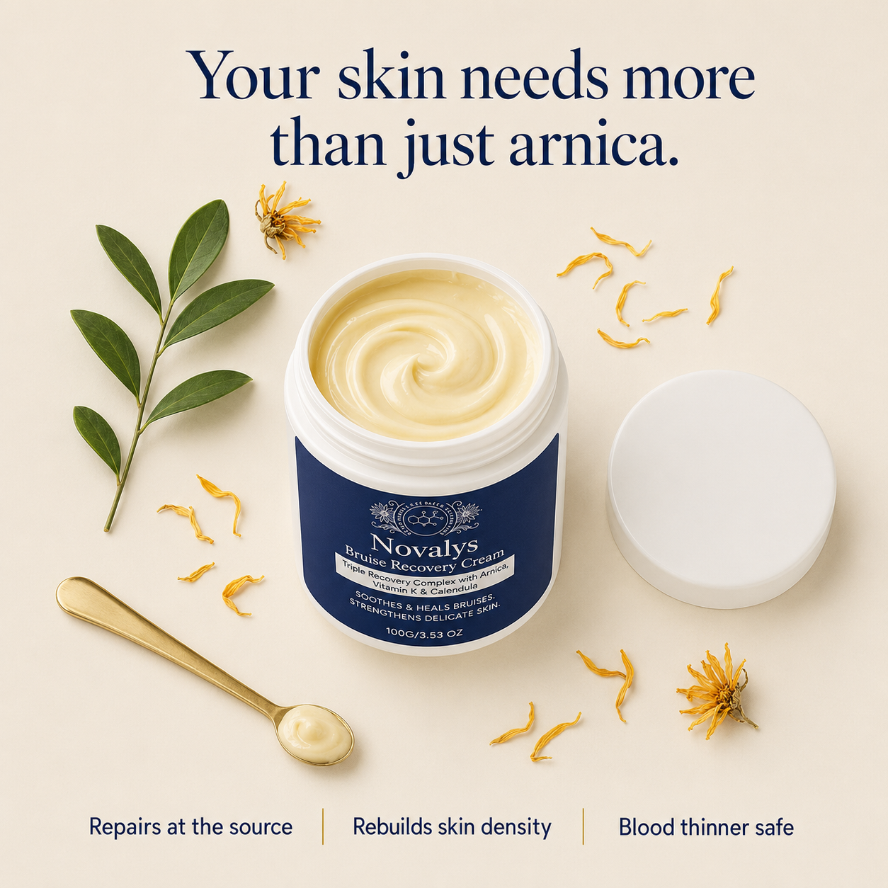 Tervence™ Bruise Repair & Skin — Strengthening Cream