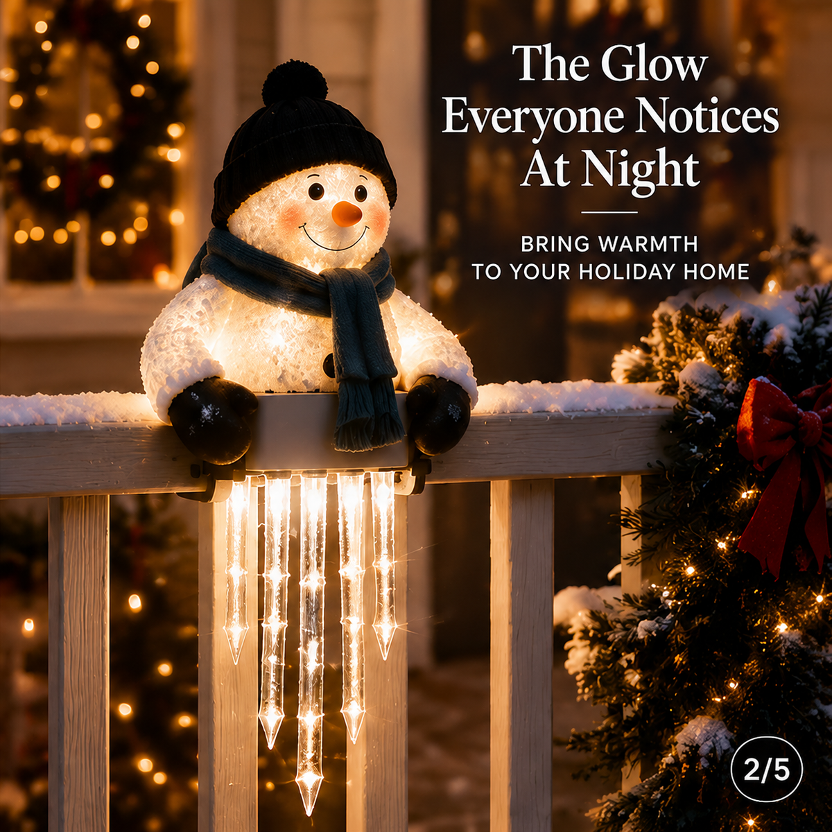 ❄️ TODAY ONLY: 49% OFF — WinterGlow Snowman Icicle Lights ☃️