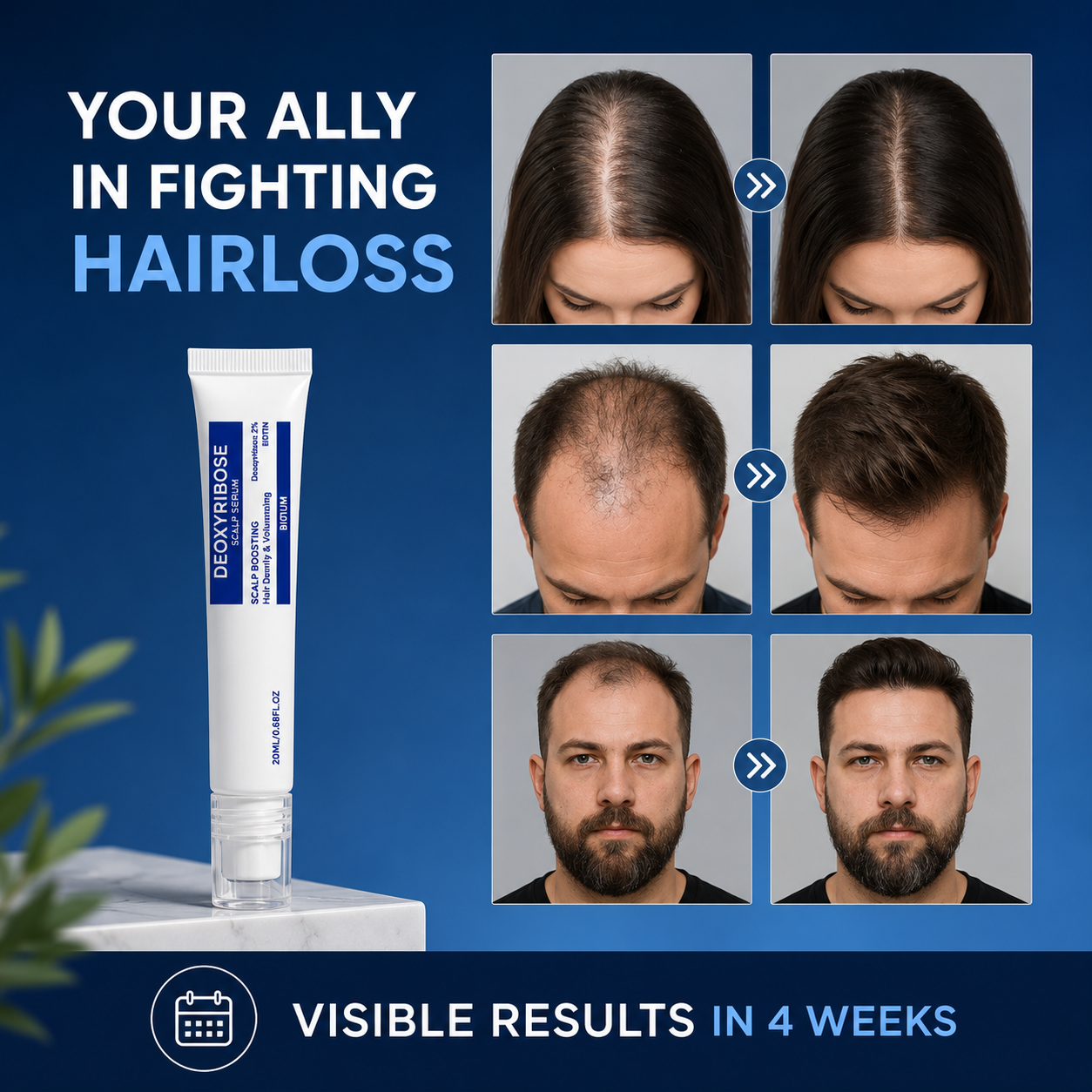 Deoxyribose Scalp Serum