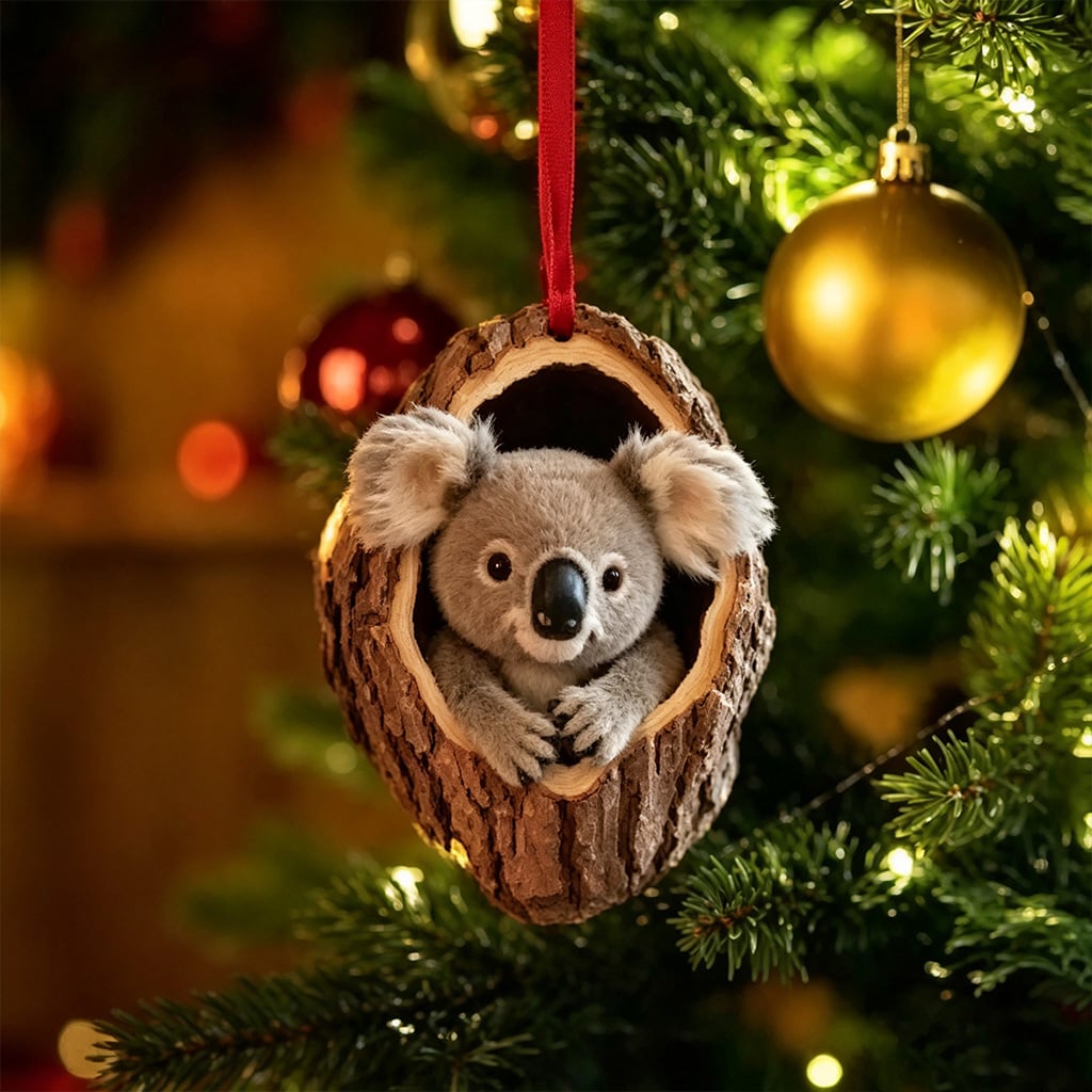 Handmade Animal Ornaments-2D flat single side print