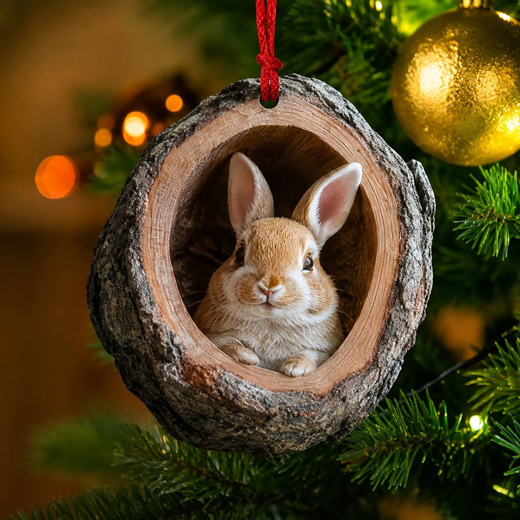 Handmade Animal Ornaments-2D flat single side print