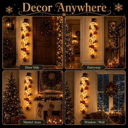 ⏳ Last day! 49% OFF✨ – 🎅MerryCascade Glowing Christmas Door Hanger