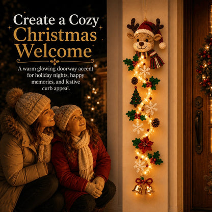 ⏳ Last day! 49% OFF✨ – 🎅MerryCascade Glowing Christmas Door Hanger