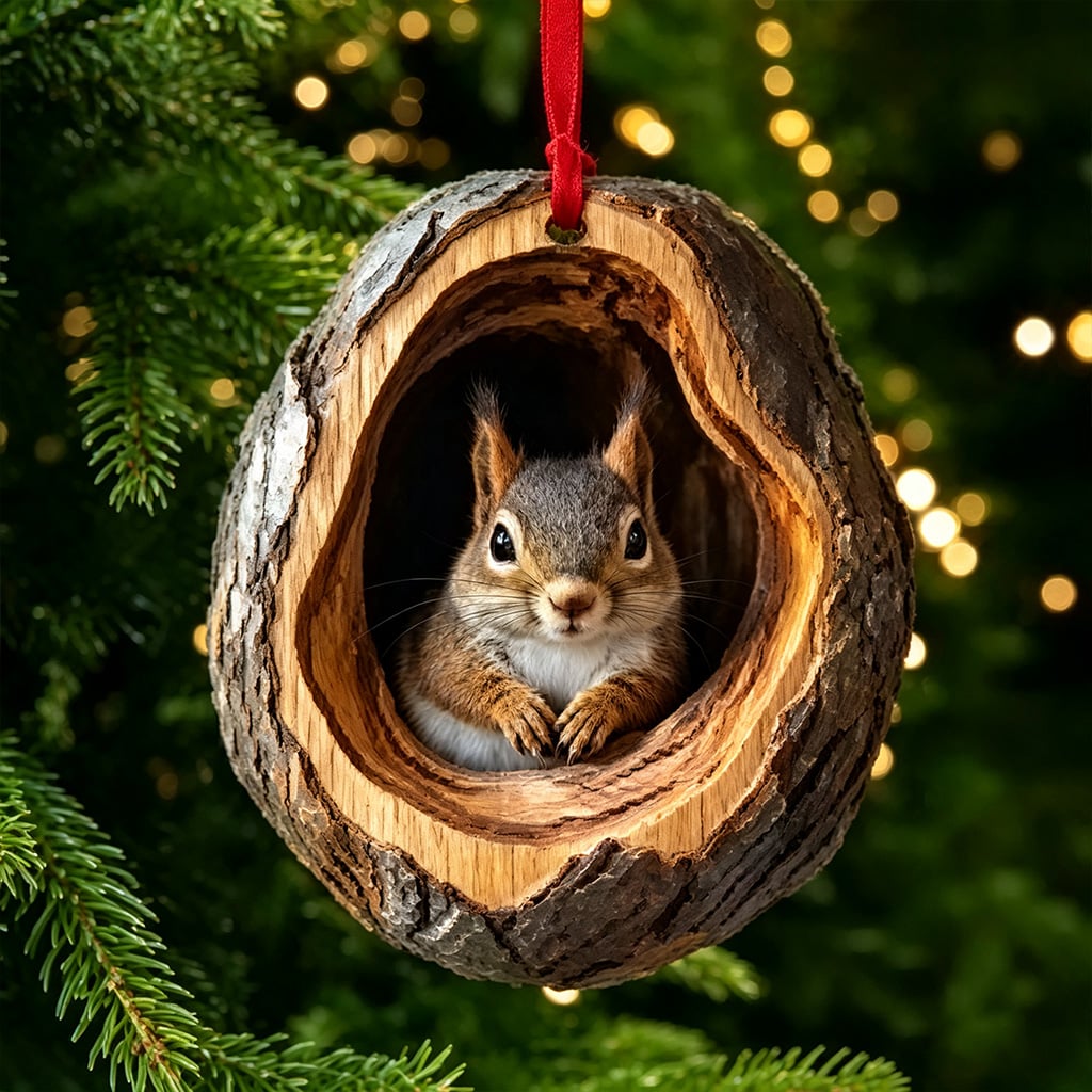 Handmade Animal Ornaments-2D flat single side print