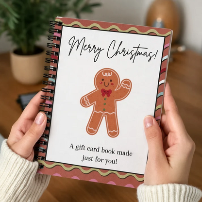 🎄📚Christmas Gift Card Book - 🎁Surprises On Every Page📚Hardcover & Durability Line